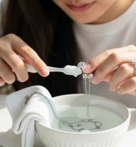 How to Handle Diamond Jewelry Safely While Cleaning